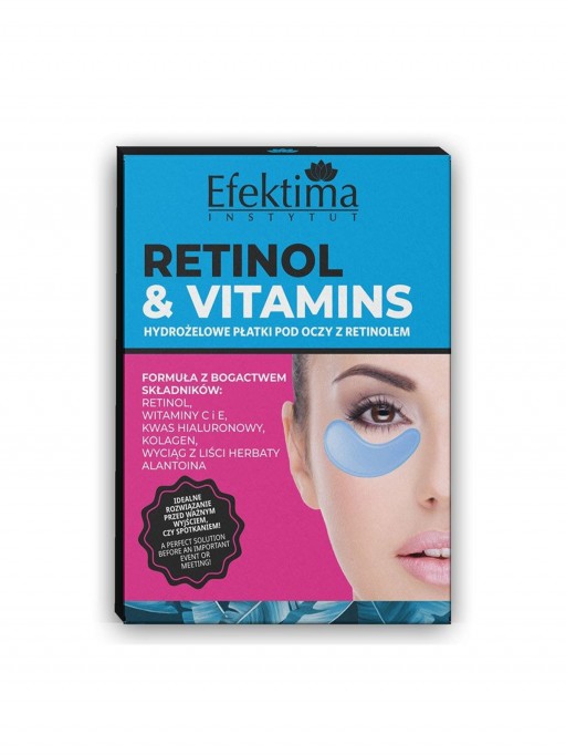 RETINOL & VITAMINS HYDROŻELOWE PŁATKI POD OCZY Z RETINOLEM